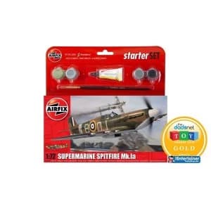 Image of Supermarine Spitfire Mk.Ia 1:72 Air Fix Small Starter Set