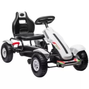 Image of HOMCOM Children Pedal Go Kart FCM Seat, Inflatable Tyres, Handbrake370-276V00WT