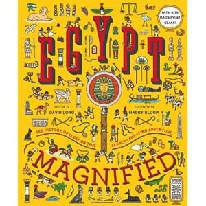 Image of Egypt Magnified With a 3x Magnifying Glass Hardback 2018