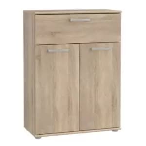 Image of FWStyle Sonoma Light Oak Effect Home Office Filing Cabinet