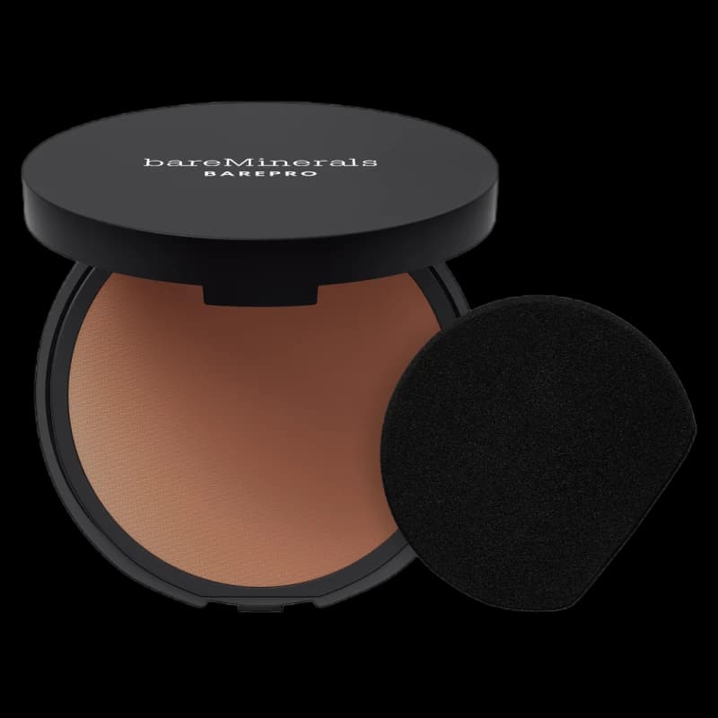 Image of bareMinerals BAREPRO 24HR Skin-Perfecting Powder Foundation 8g Deep 55 Neutral