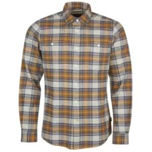 Image of Barbour Mens Abletown Shirt Light Grey Marl XXL