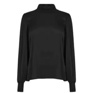 Image of Boss Idriz Silk Blouse - Black