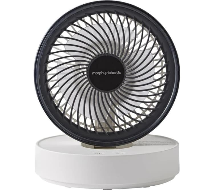 Image of Morphy Richards Air Flex Portable 6 Desk Fan - White 5056765400499