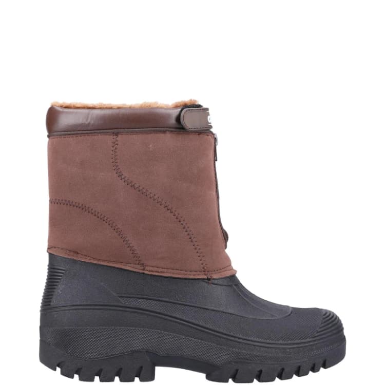 Image of Cotswold Womens Venture Waterproof Fleece Lined Winter Boots UK Size 3 (EU 36) BROWN COT586-BROWN-3