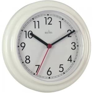 Image of Acctim Stratford Wall Clock 23cm White