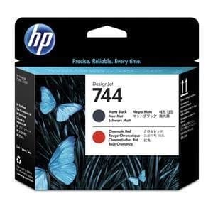 Image of HP 744 Matte Black and Chromatic Red Printead Cartridge
