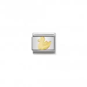 Image of Nomination Composable Classic Animals Water 18K Gold Duck Link 030113/01