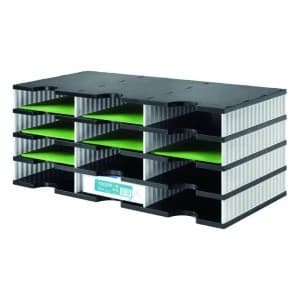 Image of Styrodoc Trio Base Unit 12 Compartments BK Base WH Sides