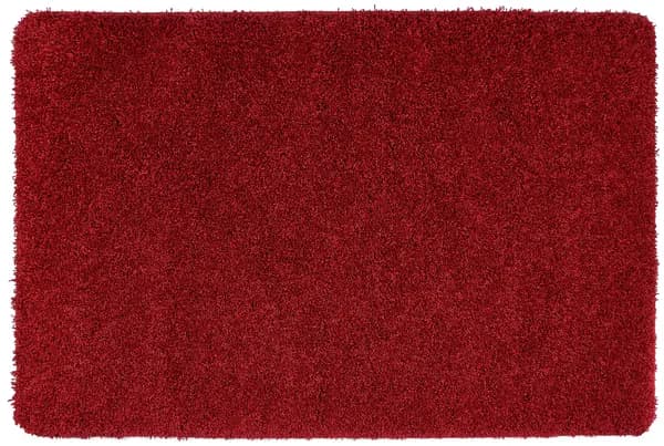 Image of Buddy Mat Buddy Plain Shaggy Mat Rug - 150x100cm - Red.