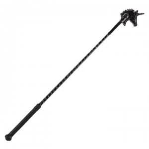 Image of Dublin Sparkle Unicorn Riding Crop - Black