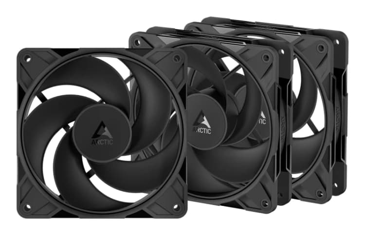 Image of Arctic ARCTIC Freezer P12 Pro Reverse - 3 Pack - 120 mm A-RGB PWM Fan with Cable Splitter ACFAN00332A