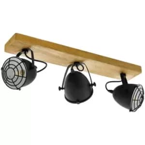 Image of Gatebeck 3 Lamp Spotlight Bar Natural - Eglo