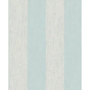 Image of Superfresco Easy Mercury Stripe Duck Egg Decorative Wallpaper - 10m