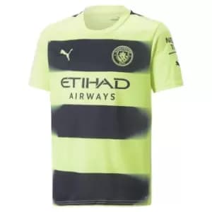 Image of Puma Manchester City Third Minikit 2022 2023 Infants - Blue