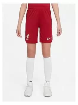 Image of Nike Liverpool Fc Junior 22/23 Home Short, Red, Size S (8-9 Years)