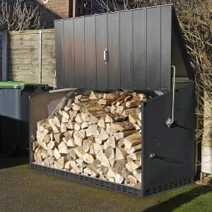 Image of Trimetals Log Store Secure Storage - Anthracite