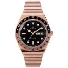 Image of Black And Rose Gold 'Timex Lab Archive' Fashion Watch - TW2U81400