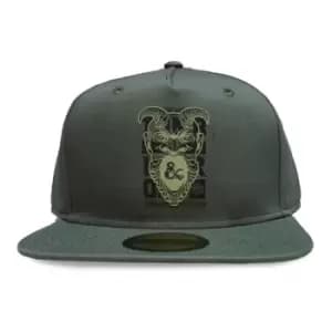 Image of HASBRO Dungeons & Dragons Tomb of Horrors Logo Snapback Baseball Cap, Black (SB157237HSB)