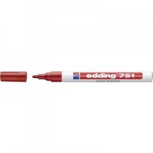 Image of Edding 4-751002 edding 751 Paint marker Paint marker Red 1 mm, 2mm /pack