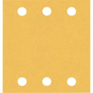 Image of Bosch Expert C470 Punched Hook and Look Sanding Sheets 115mm x 107mm 120g Pack of 10