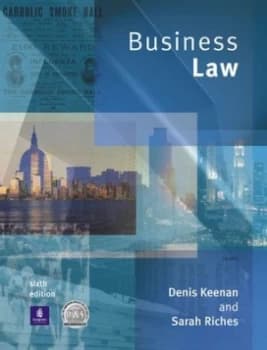 Image of Business Law by Denis Keenan Book
