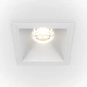 Image of Maytoni Alfa LED Square Dimmable Recessed Downlight White, 500lm, 3000K