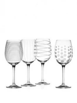 Image of Cheers White Wine Glasses ; Set Of 4