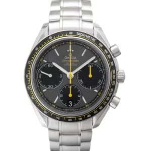 Image of Speedmaster Racing Co-Axial Chronograph 40mm Grey Dial Steel Unisex Watch