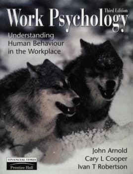 Image of Work Psychology by Prof John Arnold Book