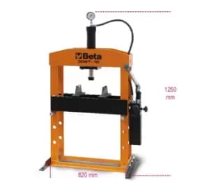 Image of Beta Tools 302710 Hydraulic Bench Press 10T Moving Piston 030270010