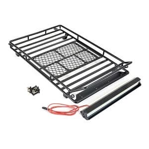 Image of Fastrax Rooftop Luggage Rack W/Led Light Bar (230X143X25Mm)