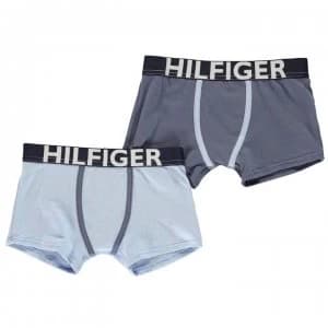 Image of Tommy Hilfiger 2 Pack Trunks - Blue/Indigo