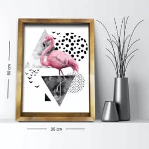 Image of 3550AHS-048 Multicolor Decorative Framed MDF Painting