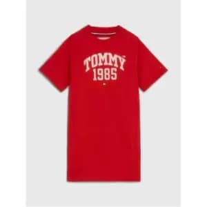 Image of Tommy Hilfiger Tommy Varsity Dress S/S - Red