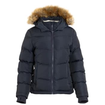 Image of SoulCal 2 Zip Bubble Jacket Ladies - Blue