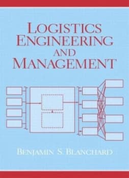 Image of Logistics Engineering and Management by Benjamin S. Blanchard Paperback