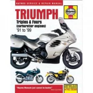Image of Triumph Triples and Fours 1991-1999 update by Penny Cox and Matthew Coombs Hardback