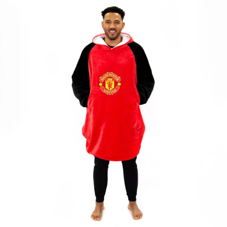 Image of Manchester United FC Man United FC Hooded Wearable Fleece Blankets Medium Multi 88416499130