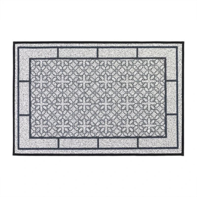 Image of Jvl Avanti Doormat, Grey - 50X75Cm