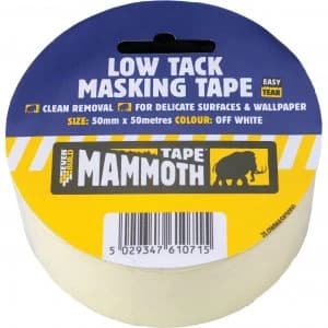 Image of Everbuild Low Tack Masking Tape 50mm 25m