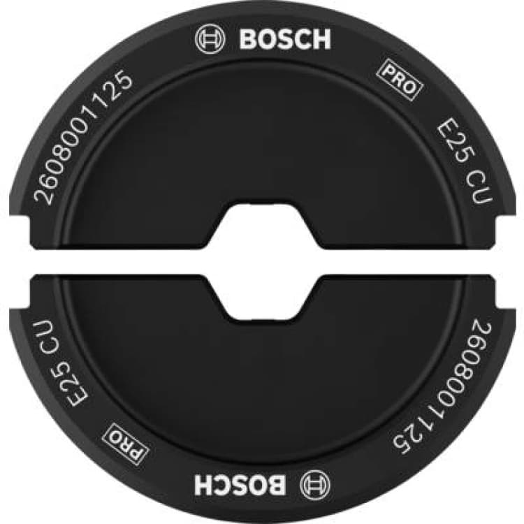 Image of Bosch Accessories Bosch Accessories 2608001125 2608001125 Crimp inset Spade terminals, Spade terminals 25 up to 25 mm² 2608001125