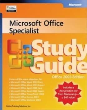 Image of Microsoft Office Specialist Study Guide by Online Training Solutions Inc Book