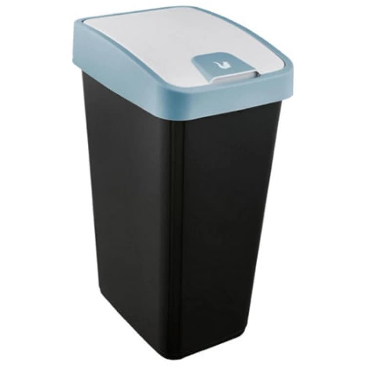 Image of Keeeper Premium Waste Bin with Flip Lid 45 Litre Blue