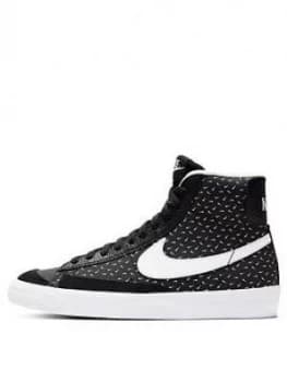 Image of Nike Junior Blazer Mid '77 - Black/White, Size 5