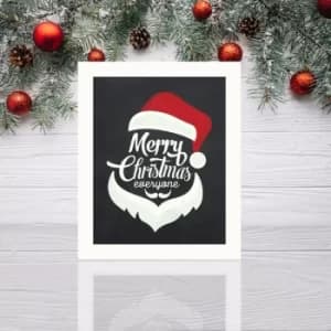 Image of BCTNOEL-001 Multicolor Decorative Framed MDF Painting