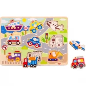 Image of Wooden Vehicle Puzzle