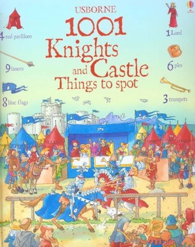 Image of Usborne 1001 Knights and Castle Things to Spot by Hazel Maskell and Teri Gower and Anna Milbourne Hardback