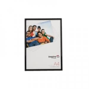 Image of Photo Album Company Photo Album Co Backloader A4 Black Glass BLRA4BK