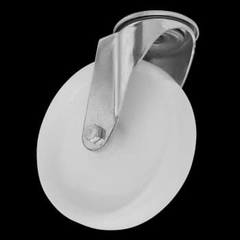 Image of Heavy-Duty Trade Castor Wheel Bolt Hole 125mm - Trade